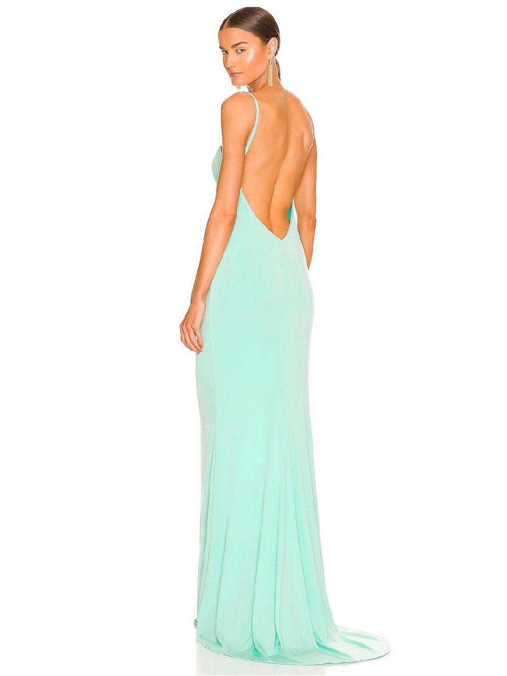 Katie May Revolve Great Kate Gown in Supercharged Mint | XS